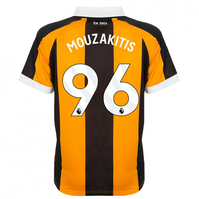 Danxen Mulher Camisola Christos Mouzakitis #96 Laranja Preto Branco Principal 2026/27 Camisa Brasil