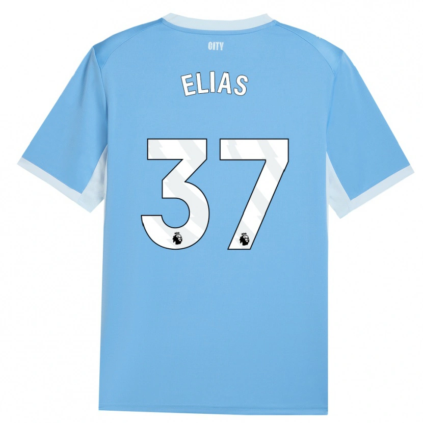Danxen Criança Camisola Allan Andrade Elias #37 Lightskyblue Branco Principal 2026/27 Camisa Brasil