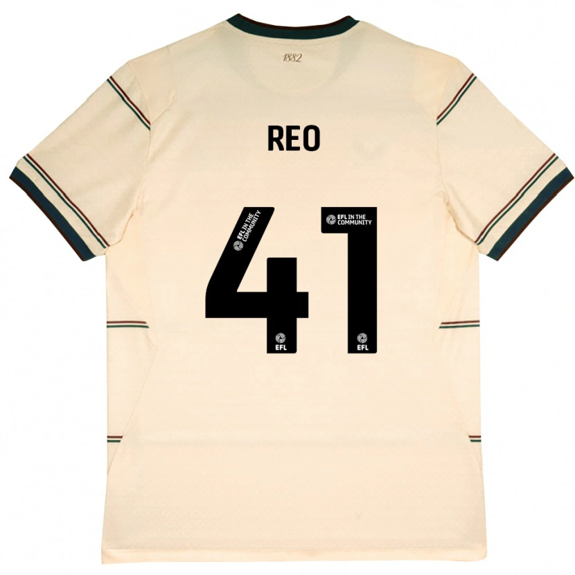 Danxen Criança Camisola Reo Hatate #41 Beige Borgonha Alternativa 2026/27 Camisa Brasil