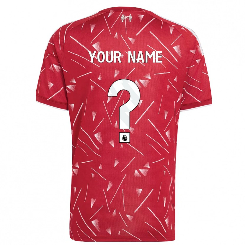 Danxen Criança Camisola Seu Nome #0 Branco Vermelho Principal 2026/27 Camisa Brasil