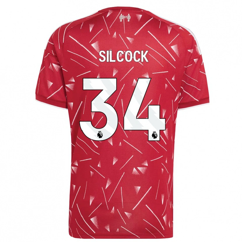 Danxen Criança Camisola Hannah Silcock #34 Branco Vermelho Principal 2026/27 Camisa Brasil