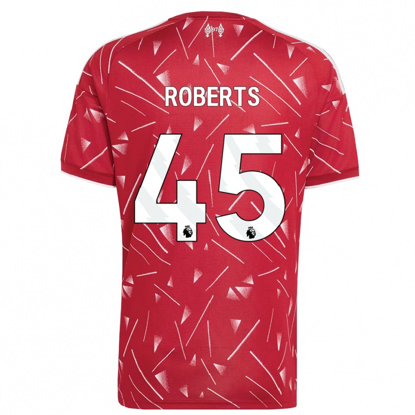 Danxen Criança Camisola Iwan Roberts #45 Branco Vermelho Principal 2026/27 Camisa Brasil
