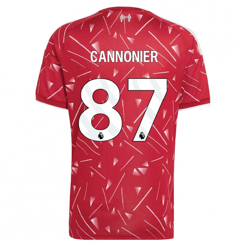 Danxen Criança Camisola Oakley Cannonier #87 Branco Vermelho Principal 2026/27 Camisa Brasil