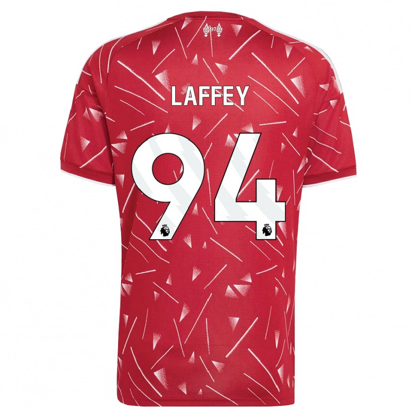 Danxen Criança Camisola Michael Laffey #94 Branco Vermelho Principal 2026/27 Camisa Brasil