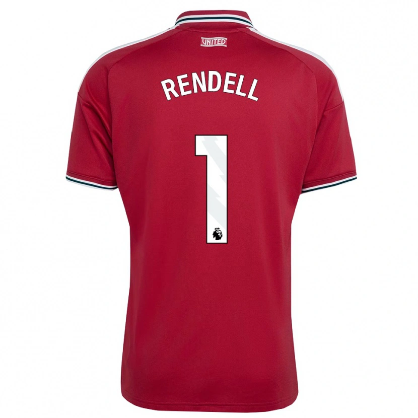 Danxen Criança Camisola Kayla Rendell #1 Vermelho Amarelo Branco Principal 2026/27 Camisa Brasil