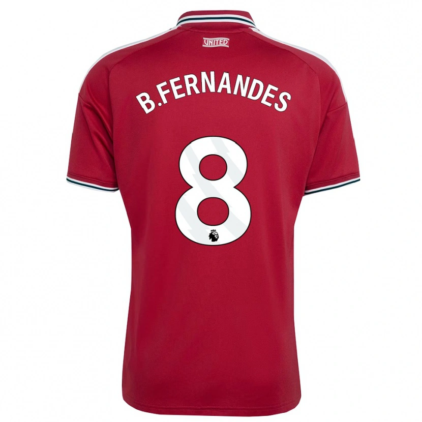 Danxen Criança Camisola Bruno Fernandes #8 Vermelho Amarelo Branco Principal 2026/27 Camisa Brasil