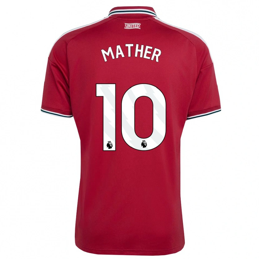 Danxen Criança Camisola Sam Mather #10 Vermelho Amarelo Branco Principal 2026/27 Camisa Brasil