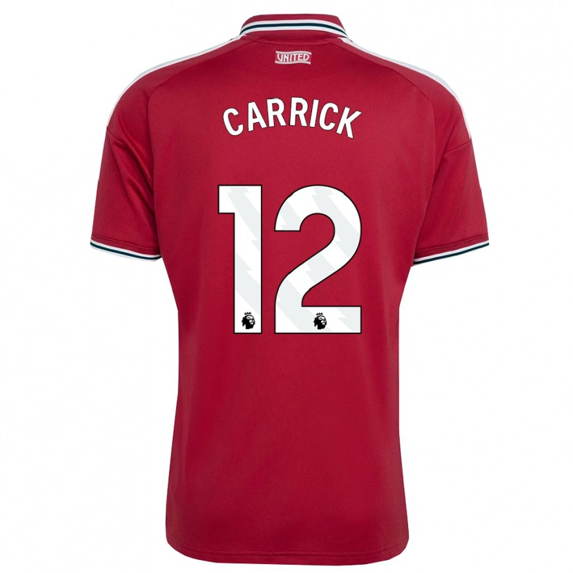 Danxen Criança Camisola Jacey Carrick #12 Vermelho Amarelo Branco Principal 2026/27 Camisa Brasil