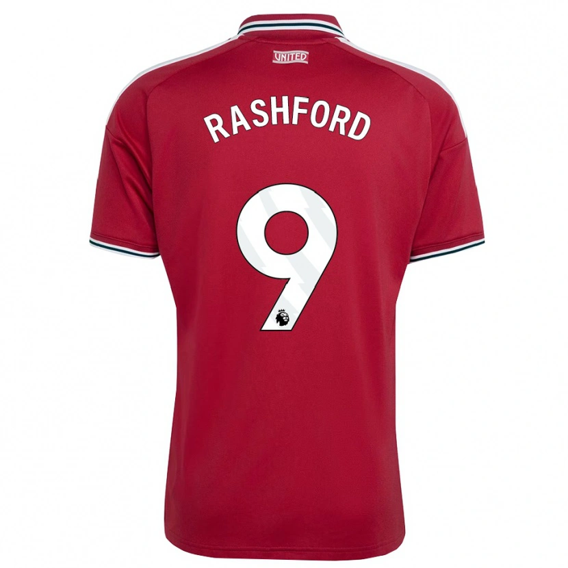 Danxen Criança Camisola Marcus Rashford #9 Vermelho Amarelo Branco Principal 2026/27 Camisa Brasil