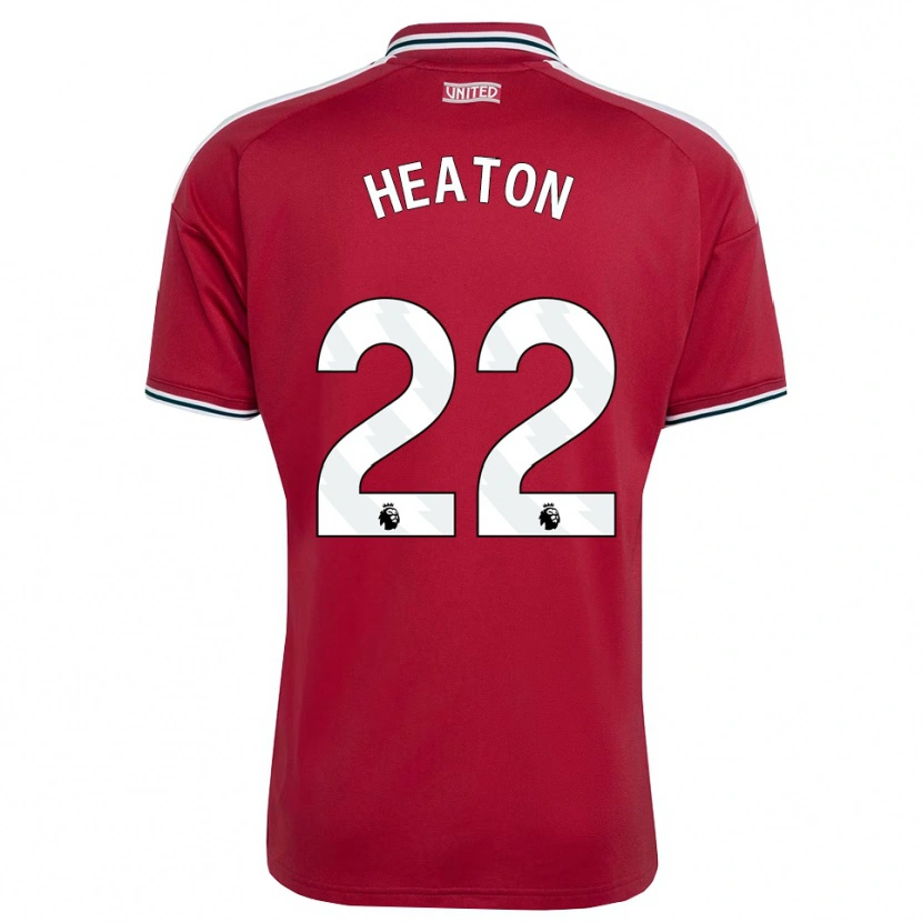 Danxen Criança Camisola Tom Heaton #22 Vermelho Amarelo Branco Principal 2026/27 Camisa Brasil