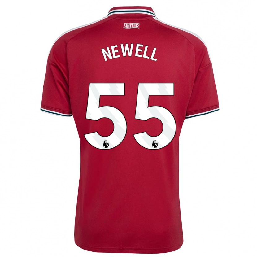 Danxen Criança Camisola Lucy Newell #55 Vermelho Amarelo Branco Principal 2026/27 Camisa Brasil