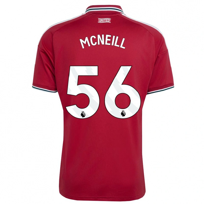 Danxen Criança Camisola Charlie Mcneill #56 Vermelho Amarelo Branco Principal 2026/27 Camisa Brasil