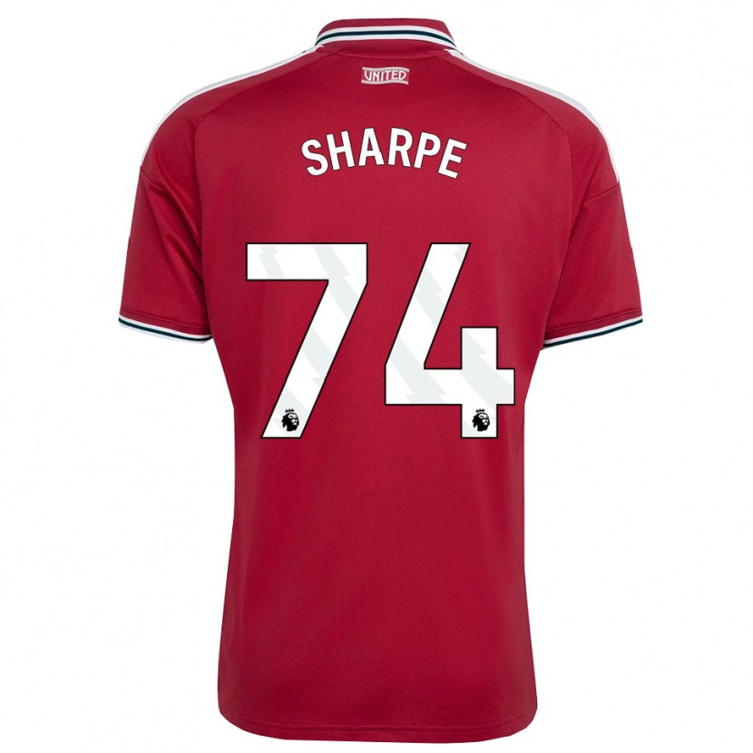 Danxen Criança Camisola Malachi Sharpe #74 Vermelho Amarelo Branco Principal 2026/27 Camisa Brasil