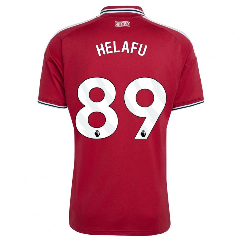 Danxen Criança Camisola Yuel Helafu #89 Vermelho Amarelo Branco Principal 2026/27 Camisa Brasil