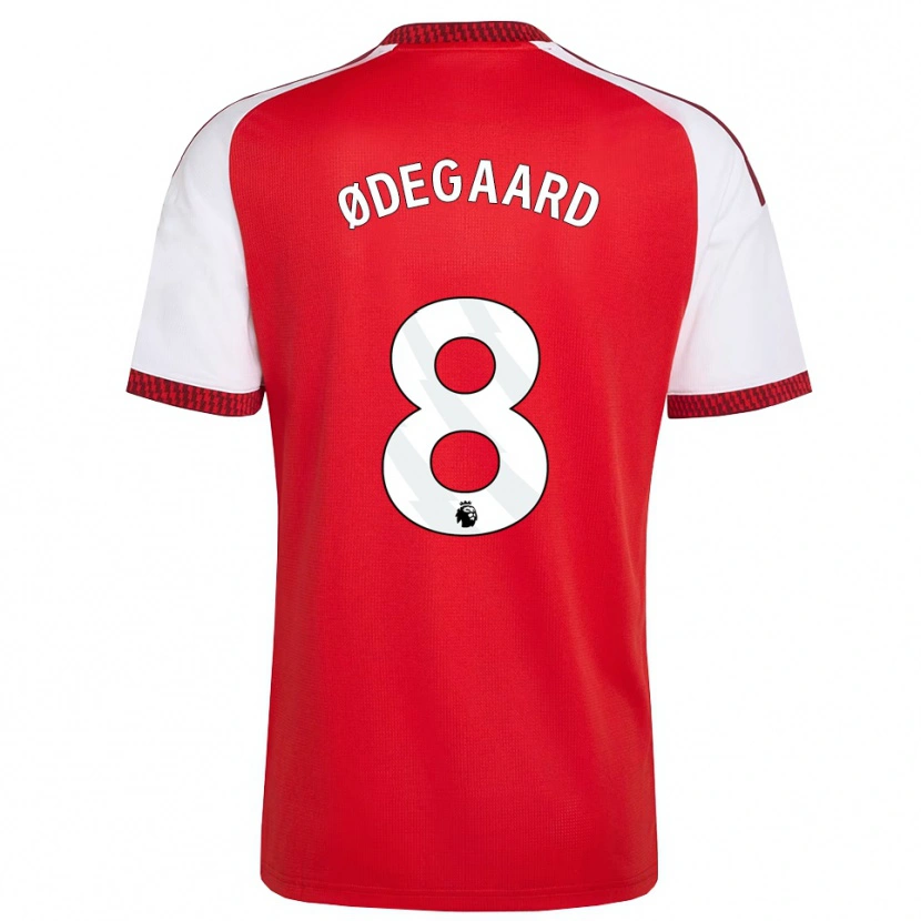 Danxen Criança Camisola Martin Ødegaard #8 Vermelho Branco Preto Principal 2026/27 Camisa Brasil