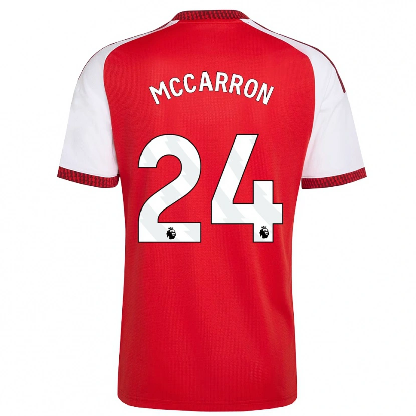 Danxen Criança Camisola Daniel Mccarron #24 Vermelho Branco Preto Principal 2026/27 Camisa Brasil