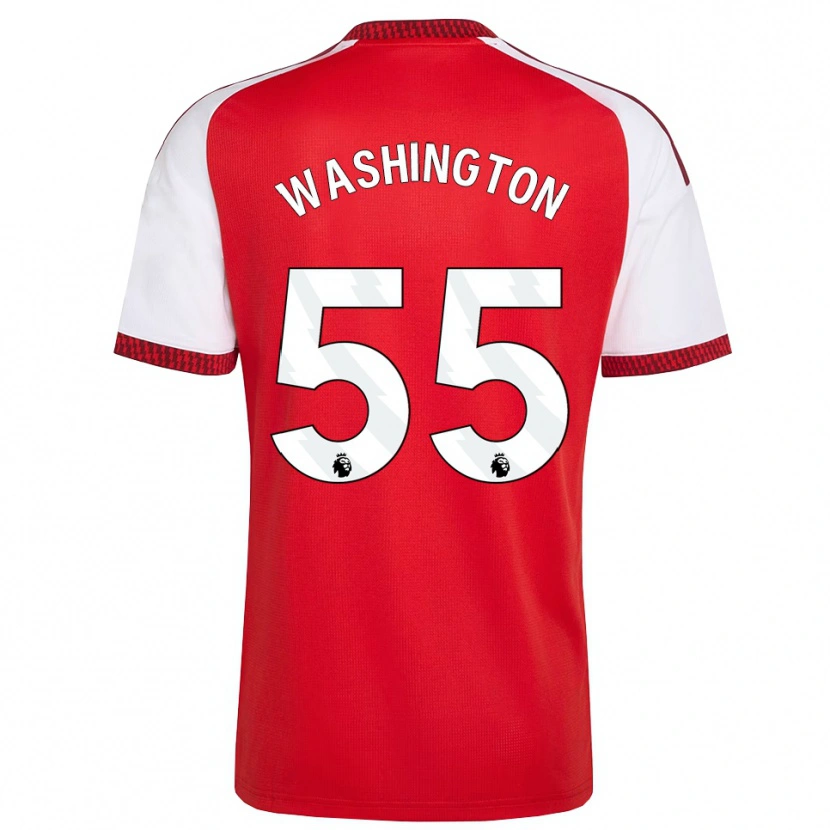 Danxen Criança Camisola Marcell Washington #55 Vermelho Branco Preto Principal 2026/27 Camisa Brasil