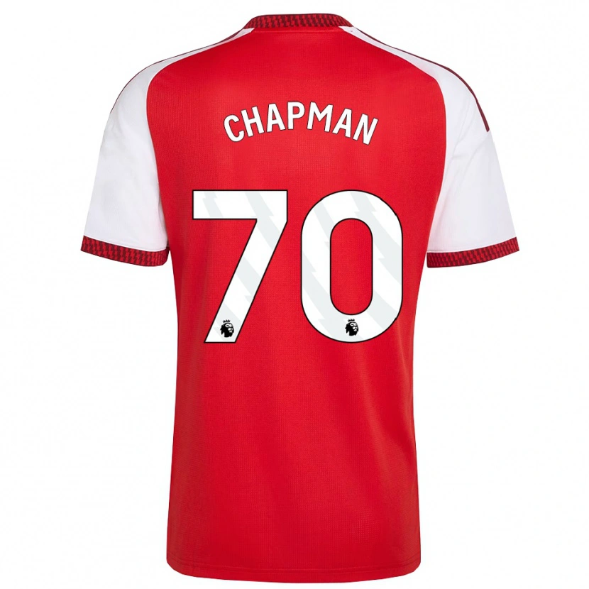 Danxen Criança Camisola Samuel Chapman #70 Vermelho Branco Preto Principal 2026/27 Camisa Brasil