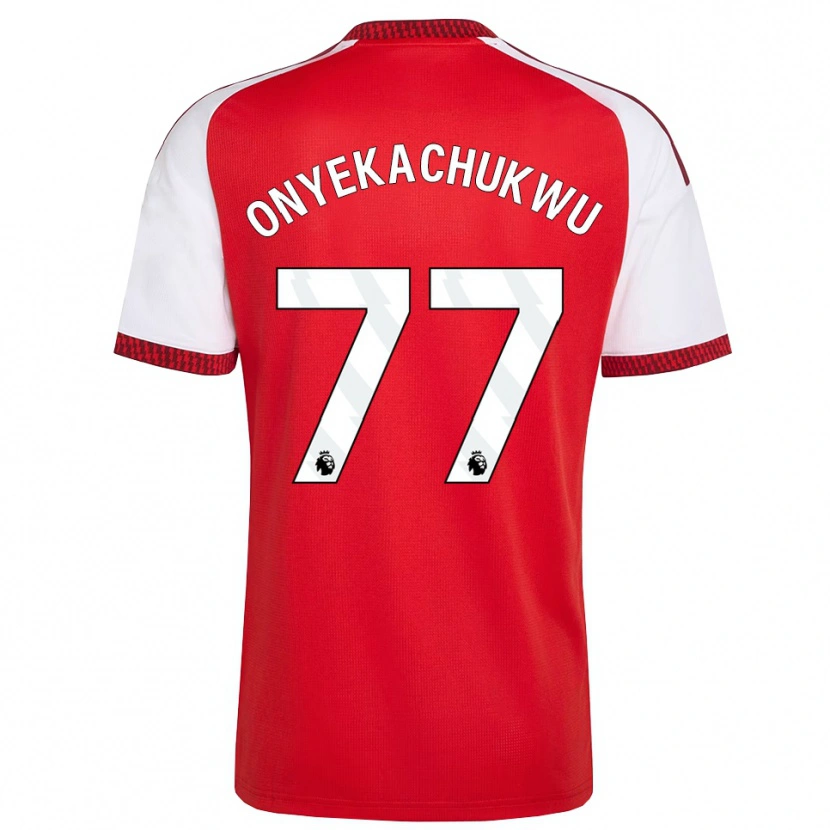 Danxen Criança Camisola Samuel Onyekachukwu #77 Vermelho Branco Preto Principal 2026/27 Camisa Brasil