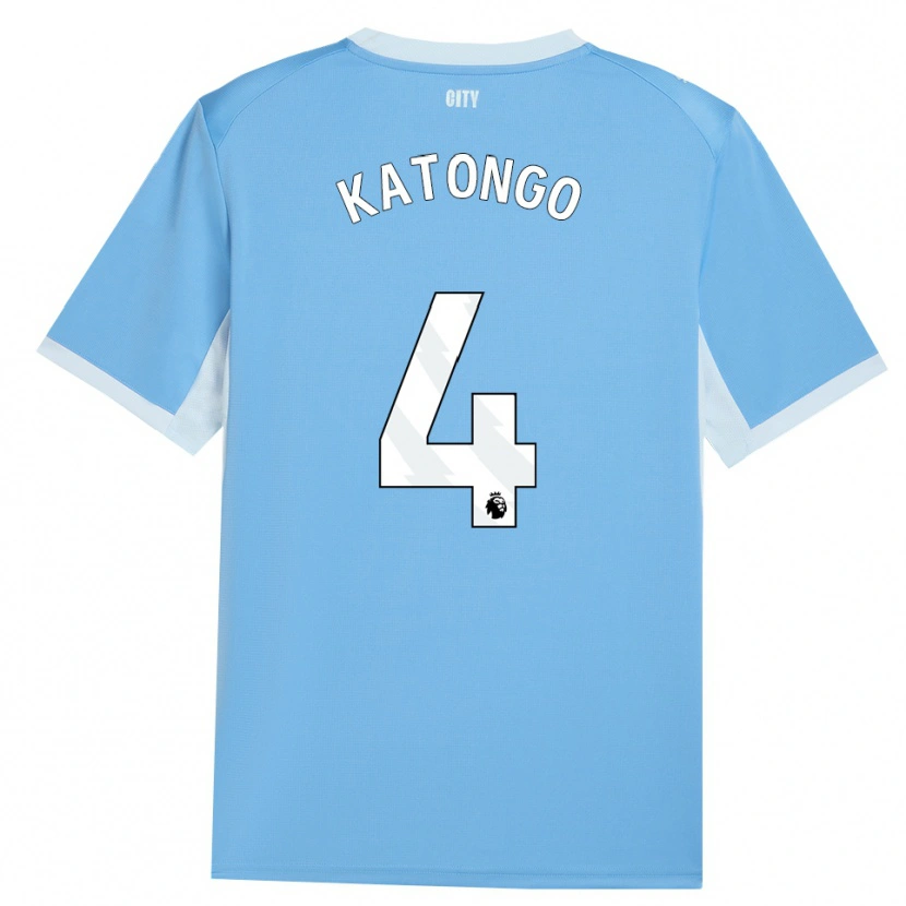 Danxen Criança Camisola Jadel Katongo #4 Lightskyblue Branco Principal 2026/27 Camisa Brasil