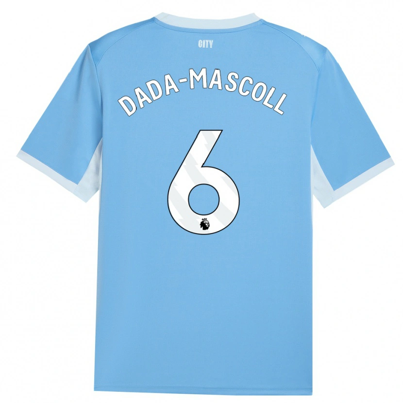 Danxen Criança Camisola Isaiah Dada-Mascoll #6 Lightskyblue Branco Principal 2026/27 Camisa Brasil