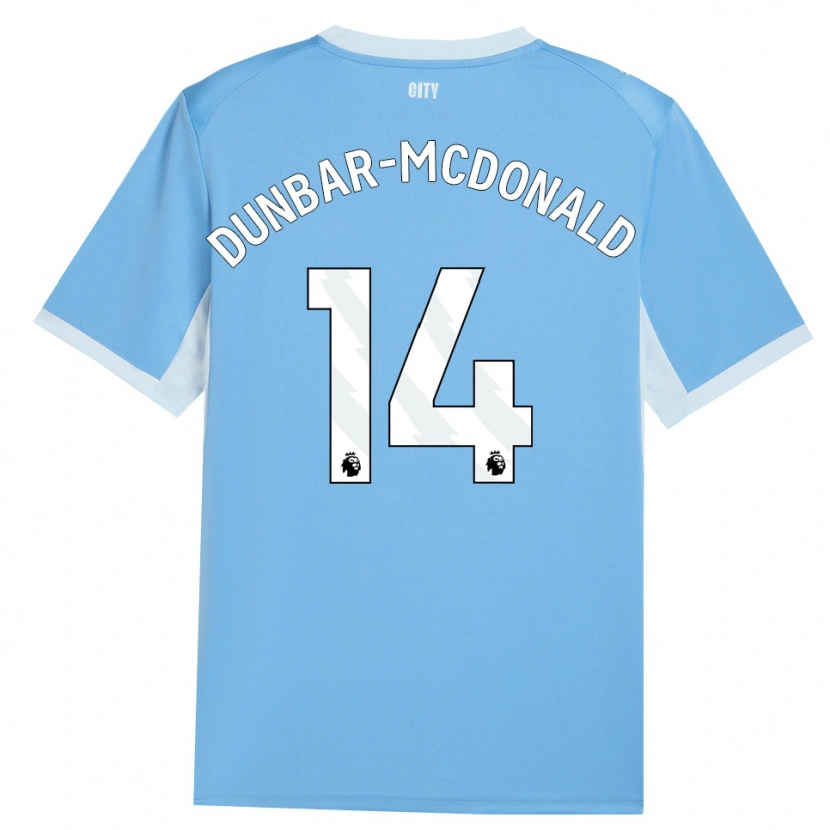 Danxen Criança Camisola Christian Dunbar-Mcdonald #14 Lightskyblue Branco Principal 2026/27 Camisa Brasil