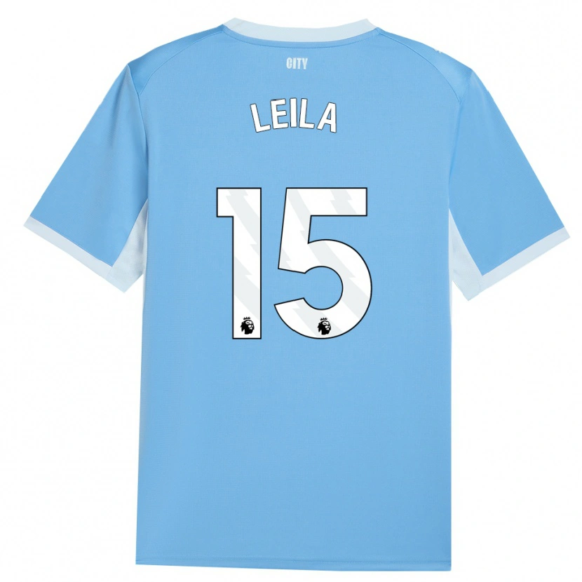 Danxen Criança Camisola Leila Ouahabi #15 Lightskyblue Branco Principal 2026/27 Camisa Brasil