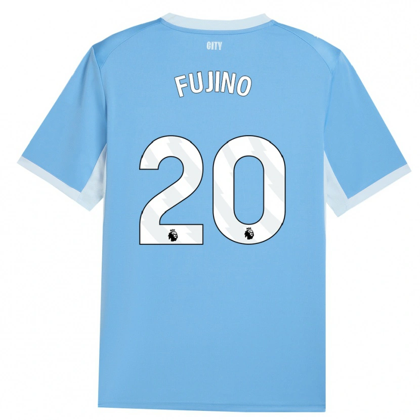 Danxen Criança Camisola Aoba Fujino #20 Lightskyblue Branco Principal 2026/27 Camisa Brasil