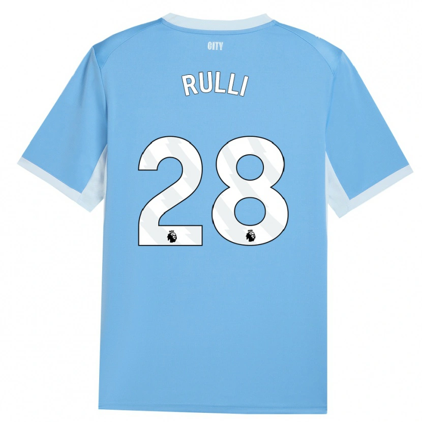 Danxen Criança Camisola Gerónimo Rulli #28 Lightskyblue Branco Principal 2026/27 Camisa Brasil