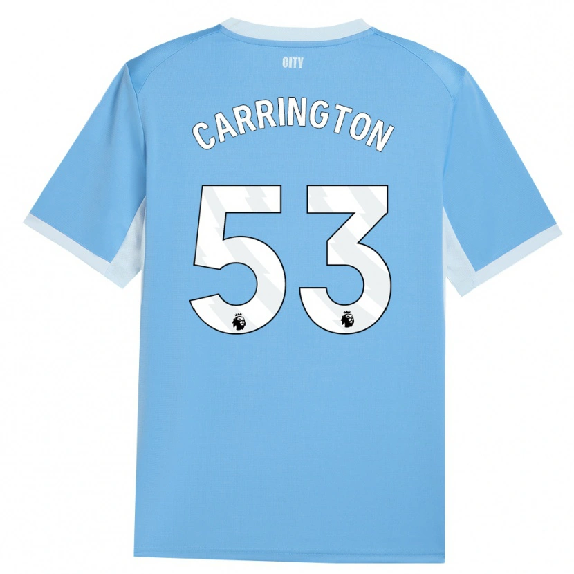 Danxen Criança Camisola Ezra Carrington #53 Lightskyblue Branco Principal 2026/27 Camisa Brasil