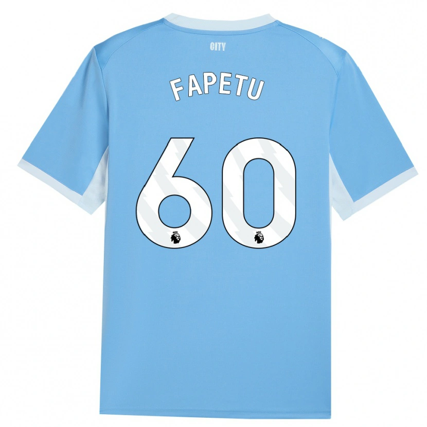 Danxen Criança Camisola Femi Fapetu #60 Lightskyblue Branco Principal 2026/27 Camisa Brasil