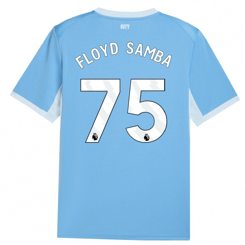 Danxen Criança Camisola Floyd Samba #75 Lightskyblue Branco Principal 2026/27 Camisa Brasil