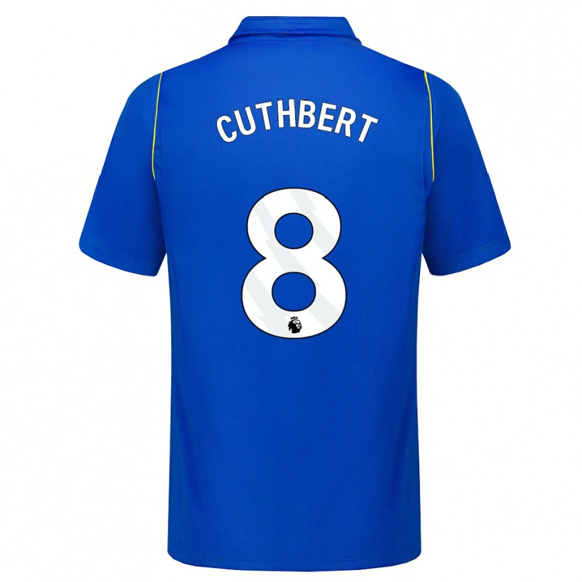 Danxen Criança Camisola Erin Cuthbert #8 Azul Amarelo Principal 2026/27 Camisa Brasil