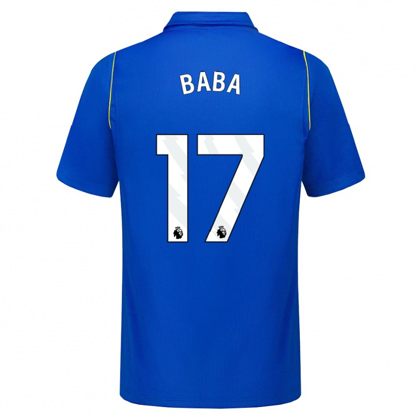 Danxen Criança Camisola Abdul-Rahman Baba #17 Azul Amarelo Principal 2026/27 Camisa Brasil
