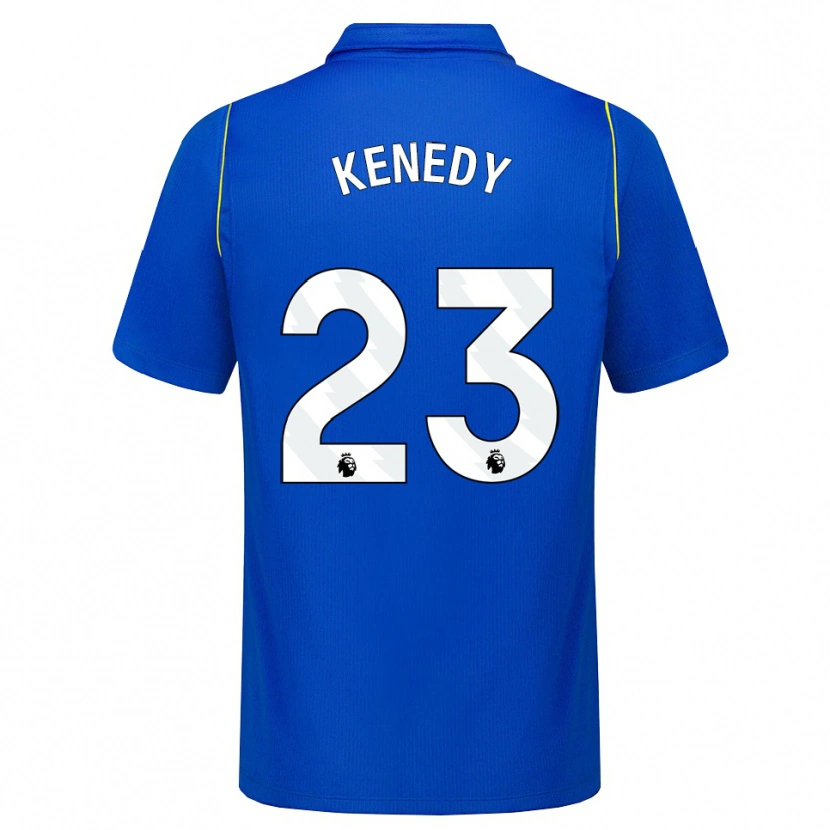 Danxen Criança Camisola Robert Kenedy #23 Azul Amarelo Principal 2026/27 Camisa Brasil