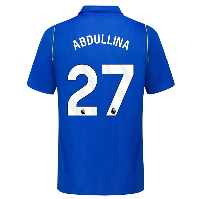 Danxen Criança Camisola Alsu Abdullina #27 Azul Amarelo Principal 2026/27 Camisa Brasil