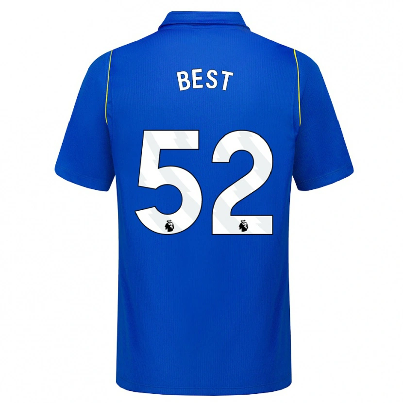 Danxen Criança Camisola Kian Best #52 Azul Amarelo Principal 2026/27 Camisa Brasil