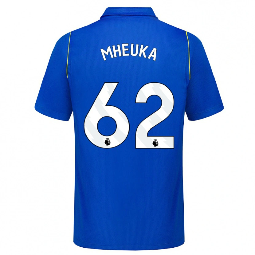 Danxen Criança Camisola Shumaira Mheuka #62 Azul Amarelo Principal 2026/27 Camisa Brasil