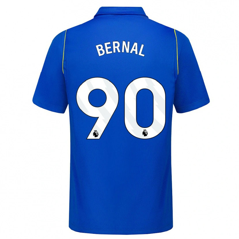 Danxen Criança Camisola Freddy Bernal #90 Azul Amarelo Principal 2026/27 Camisa Brasil