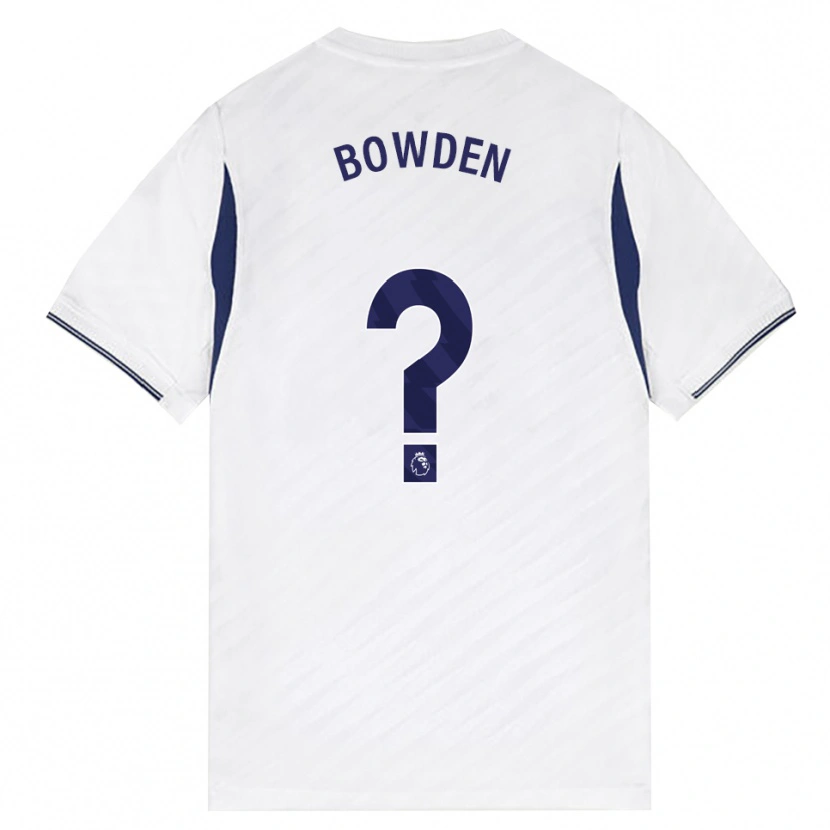 Danxen Criança Camisola Jamie Bowden #0 Branco Vermelho Roxo Principal 2026/27 Camisa Brasil