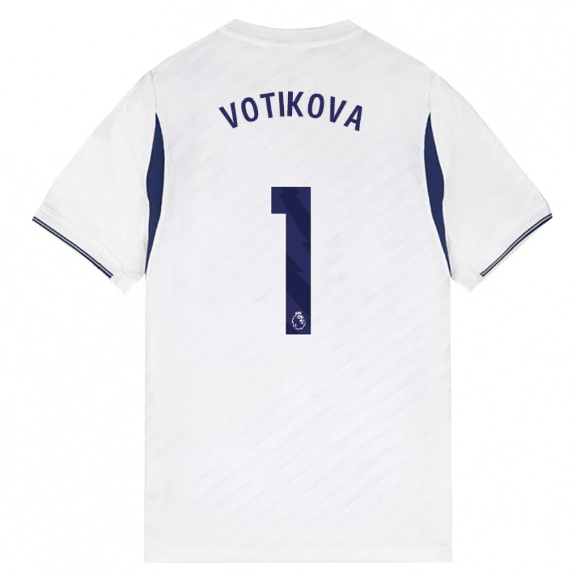 Danxen Criança Camisola Barbora Votíková #1 Branco Vermelho Roxo Principal 2026/27 Camisa Brasil