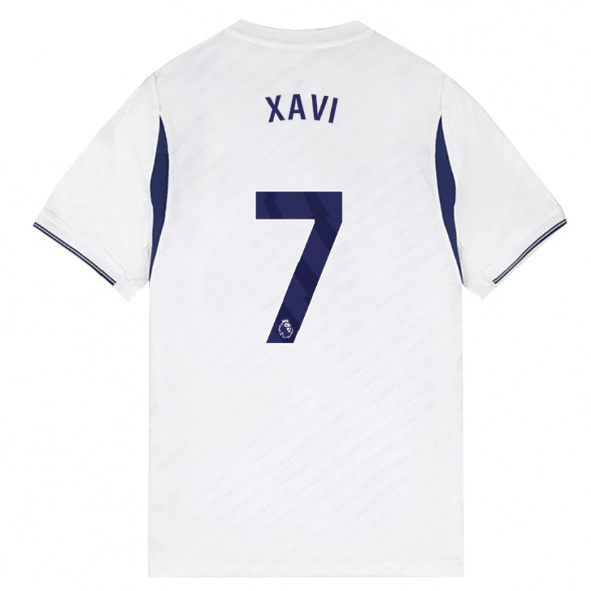 Danxen Criança Camisola Xavi Simons #7 Branco Vermelho Roxo Principal 2026/27 Camisa Brasil