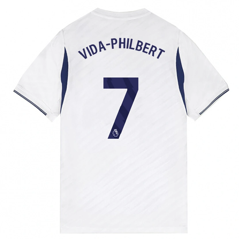 Danxen Criança Camisola Joel Philbert #7 Branco Vermelho Roxo Principal 2026/27 Camisa Brasil