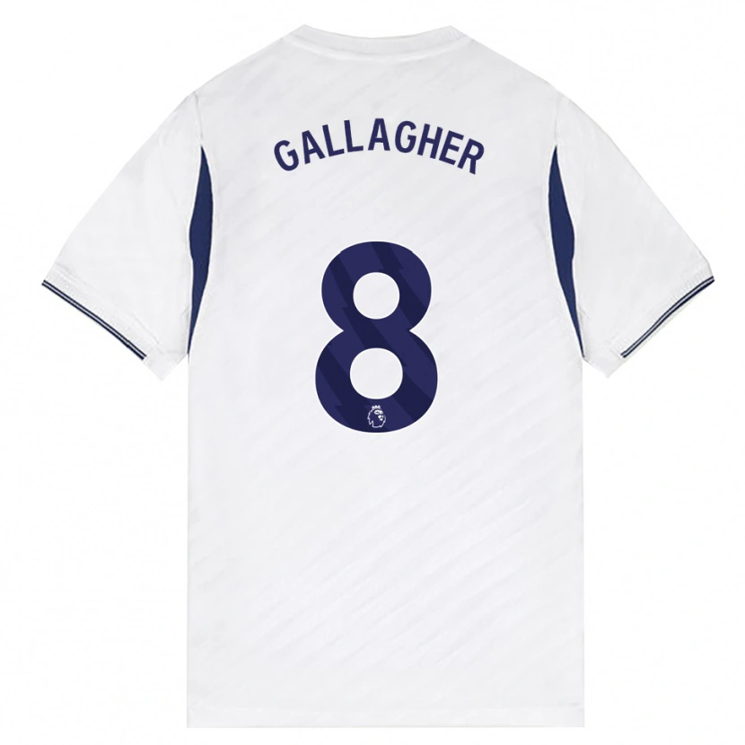 Danxen Criança Camisola Conor Gallagher #8 Branco Vermelho Roxo Principal 2026/27 Camisa Brasil