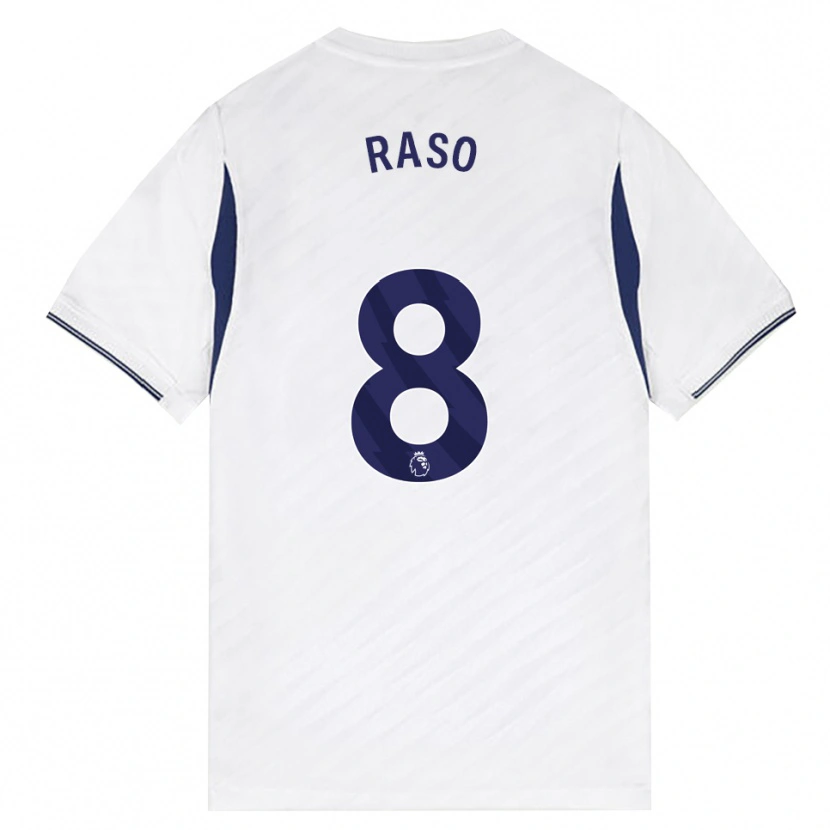 Danxen Criança Camisola Hayley Raso #8 Branco Vermelho Roxo Principal 2026/27 Camisa Brasil
