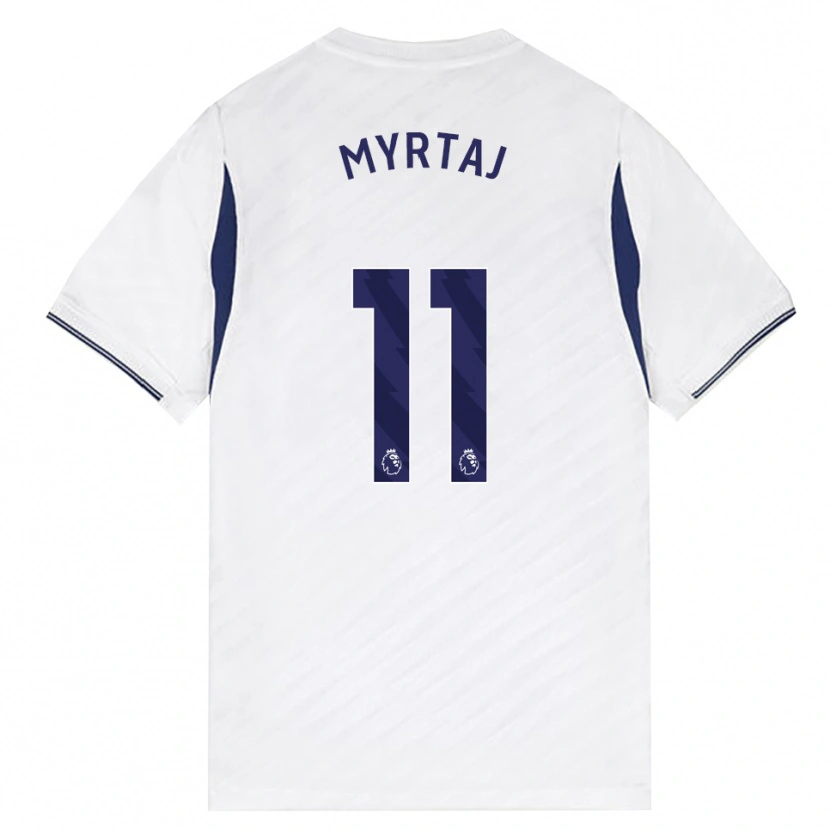 Danxen Criança Camisola Leon Myrtaj #11 Branco Vermelho Roxo Principal 2026/27 Camisa Brasil