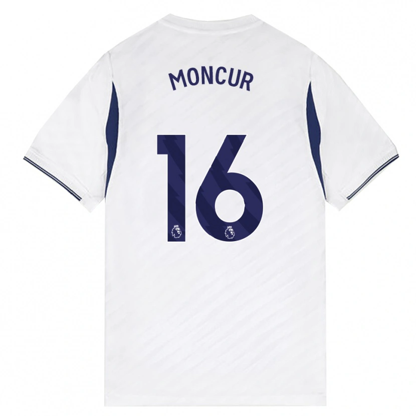 Danxen Criança Camisola Ronny Moncur #16 Branco Vermelho Roxo Principal 2026/27 Camisa Brasil