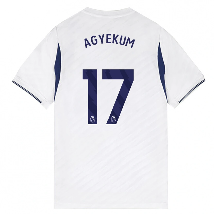 Danxen Criança Camisola Ezra Agyekum #17 Branco Vermelho Roxo Principal 2026/27 Camisa Brasil