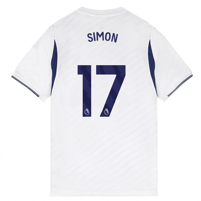 Danxen Criança Camisola Kyah Simon #17 Branco Vermelho Roxo Principal 2026/27 Camisa Brasil