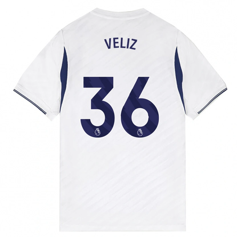 Danxen Criança Camisola Alejo Véliz #36 Branco Vermelho Roxo Principal 2026/27 Camisa Brasil